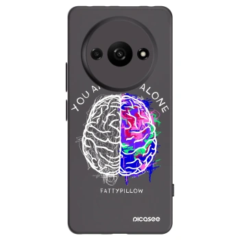 Picasee silikónový čierny obal pre Xiaomi Redmi A3 - Brain - White