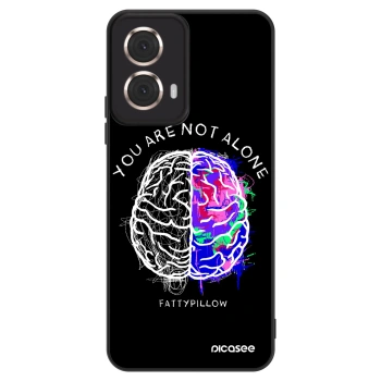 Obal pre Motorola Moto G85 - Brain - White