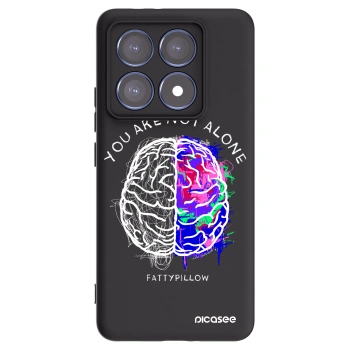 Picasee silikónový čierny obal pre Xiaomi 14T Pro - Brain - White