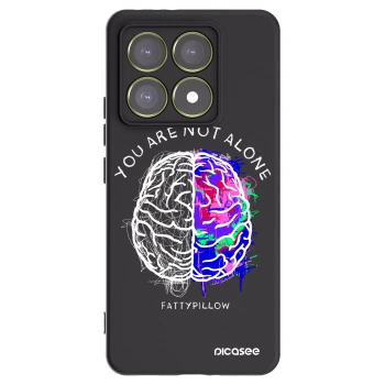 Picasee silikónový čierny obal pre Xiaomi 14T - Brain - White