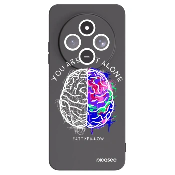 Picasee silikónový čierny obal pre Xiaomi Redmi 14C - Brain - White