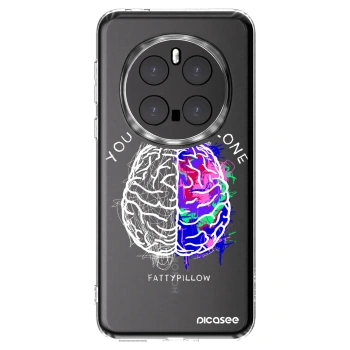 Picasee silikónový prehľadný obal pre Honor Magic7 Pro 5G - Brain - White