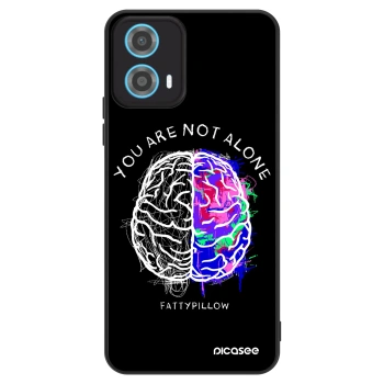 Obal pre Motorola Moto G34 5G - Brain - White