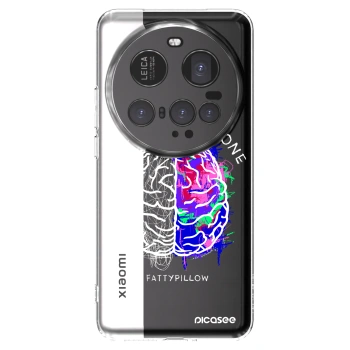 Picasee silikónový prehľadný obal pre Xiaomi 15 Ultra - Brain - White