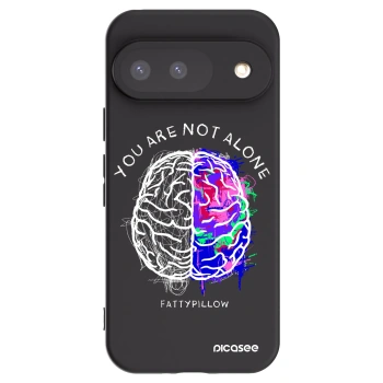 Picasee silikónový čierny obal pre Google Pixel 9 - Brain - White