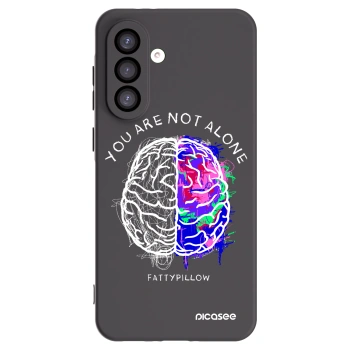 Picasee silikónový čierny obal pre Samsung Galaxy A26 5G A266B - Brain - White