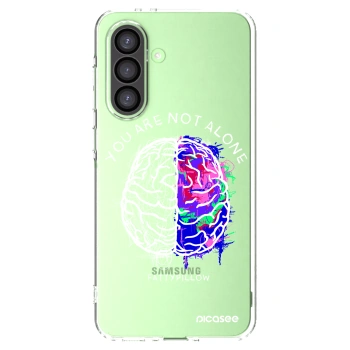 Picasee silikónový prehľadný obal pre Samsung Galaxy A26 5G A266B - Brain - White