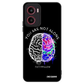 Obal pre Motorola Moto G05 - Brain - White