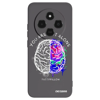 Picasee silikónový čierny obal pre Xiaomi Poco C75 - Brain - White