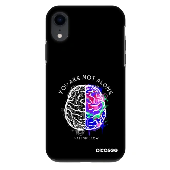Obal pre Apple iPhone XR - Brain - White