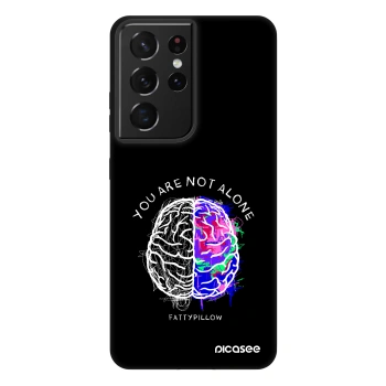 Picasee Fashion Case pre Samsung Galaxy S21 Ultra 5G G998B - Brain - White