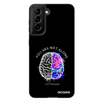 Obal pre Samsung Galaxy S21 FE 5G - Brain - White