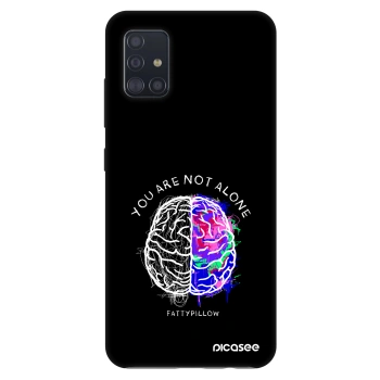 Obal pre Samsung Galaxy A51 A515F - Brain - White