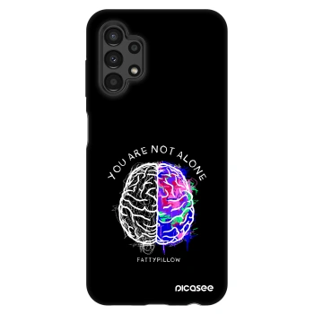 Obal pre Samsung Galaxy A13 4G A135 - Brain - White