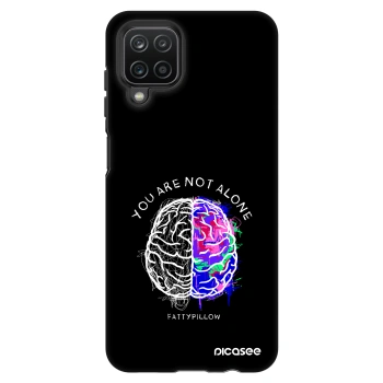 Obal pre Samsung Galaxy A12 A125F - Brain - White