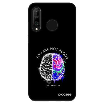 Obal pre Huawei P30 Lite - Brain - White