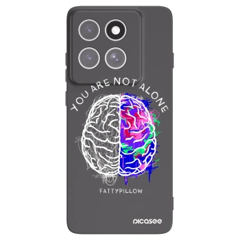 Picasee silikónový čierny obal pre Motorola Edge 60 Pro - Brain - White