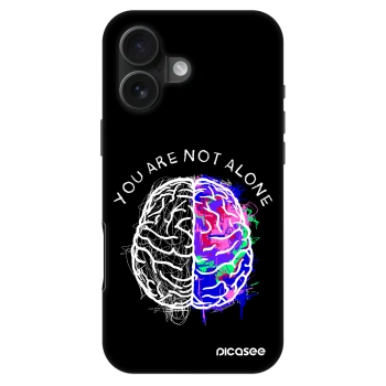Obal pre Apple iPhone 16 - Brain - White