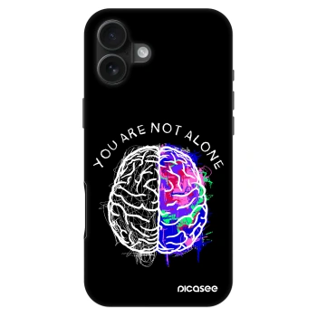 Obal pre Apple iPhone 16 Plus - Brain - White