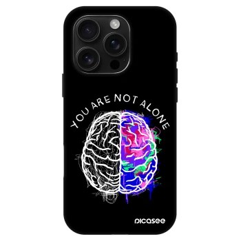 Picasee Fashion Case MagSafe pre Apple iPhone 16 Pro - Brain - White