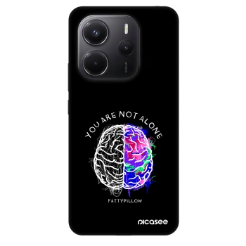 Obal pre Xiaomi Redmi Note 14 4G - Brain - White