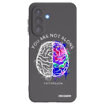 Picasee silikónový čierny obal pre Samsung Galaxy A17 5G - Brain - White