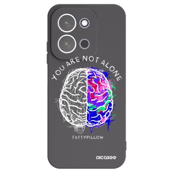 Picasee silikónový čierny obal pre Xiaomi Redmi 15C 5G - Brain - White