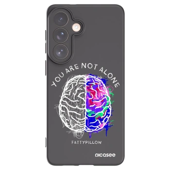 Picasee silikónový čierny obal pre Samsung Galaxy S26+ - Brain - White