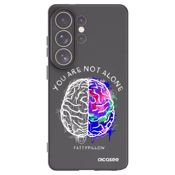 Picasee silikónový čierny obal pre Samsung Galaxy S26 Ultra - Brain - White