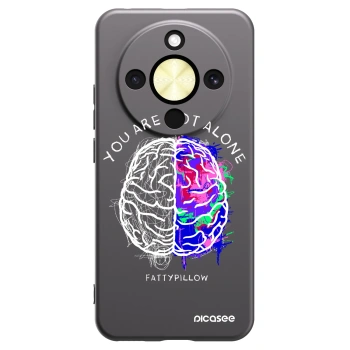 Picasee silikónový čierny obal pre Honor Magic8 Lite 5G - Brain - White