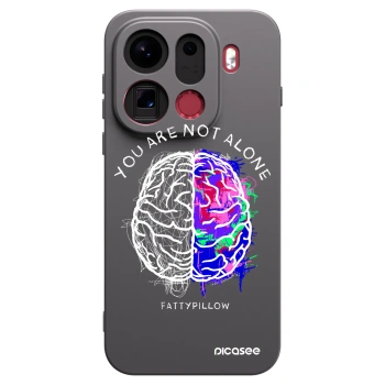 Picasee silikónový čierny obal pre OPPO Find X9 Pro - Brain - White