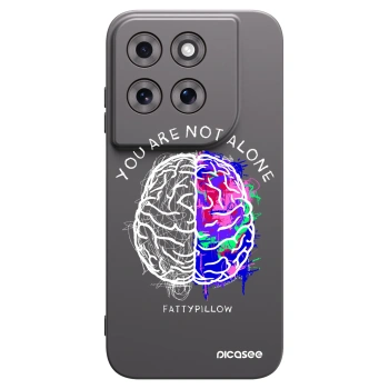 Picasee silikónový čierny obal pre Motorola Moto G77 - Brain - White
