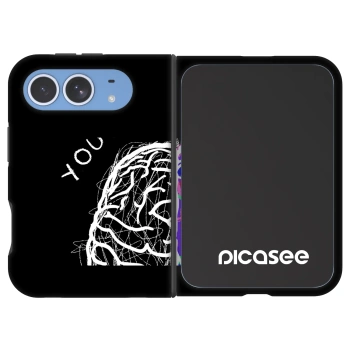 Picasee Fashion Case MagSafe pre Apple iPhone Ultra - Brain - White
