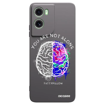 Picasee silikónový čierny obal pre Motorola Moto G06 - Brain - White