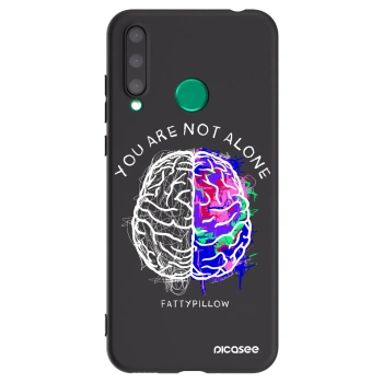 Picasee silikónový čierny obal pre Honor 20 Lite - Brain - White