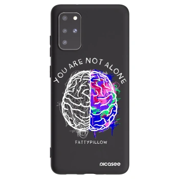 Picasee silikónový čierny obal pre Samsung Galaxy S20+ G985F - Brain - White