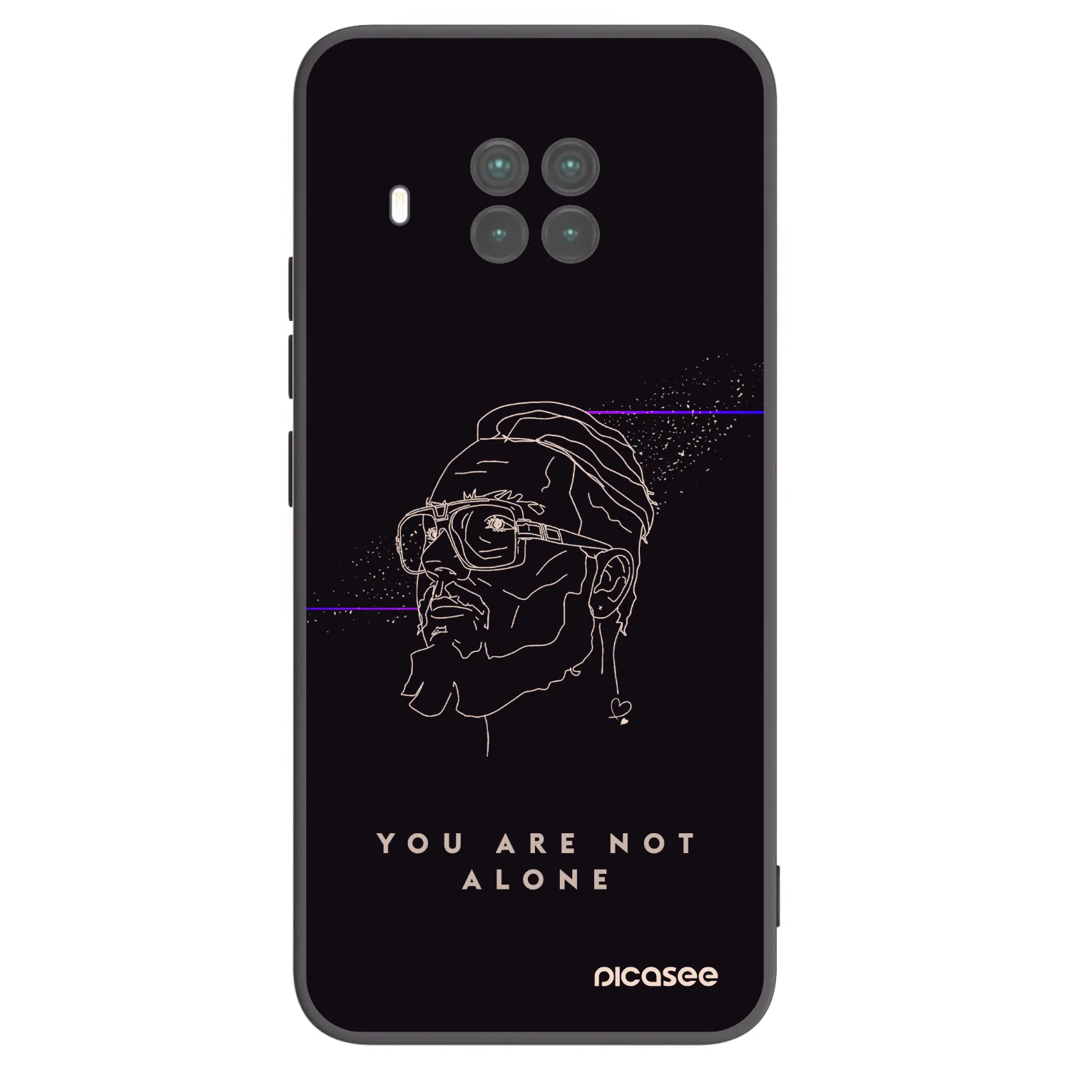 Picasee silikónový čierny obal pre Xiaomi Mi 10T Lite - You are not alone