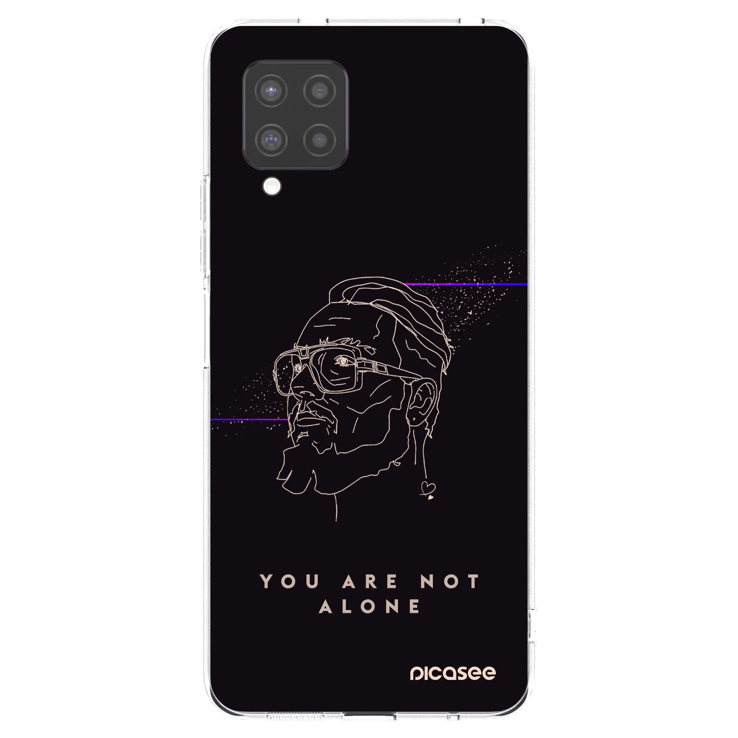 Picasee silikónový prehľadný obal pre Samsung Galaxy A42 A426B - You are not alone