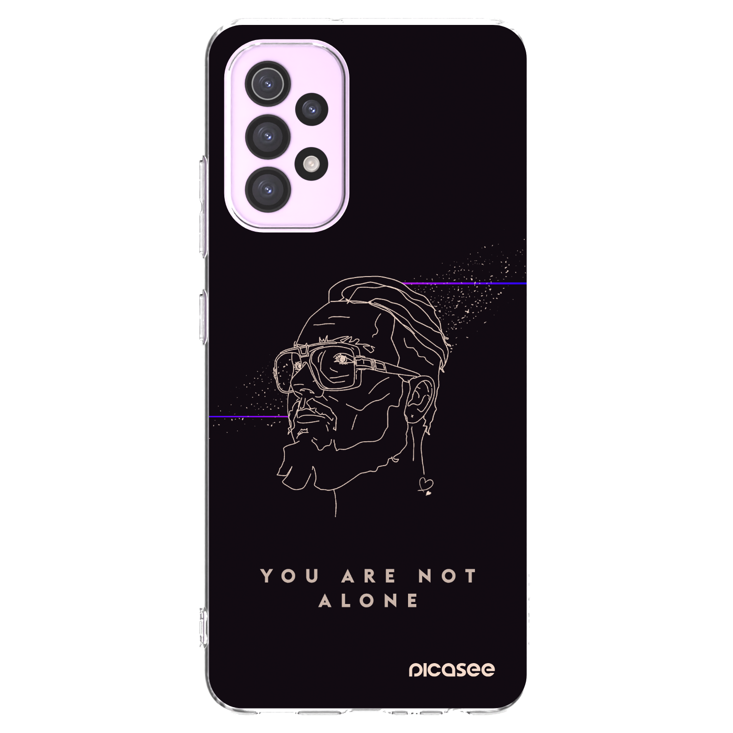 Picasee silikónový prehľadný obal pre Samsung Galaxy A32 5G A326B - You are not alone