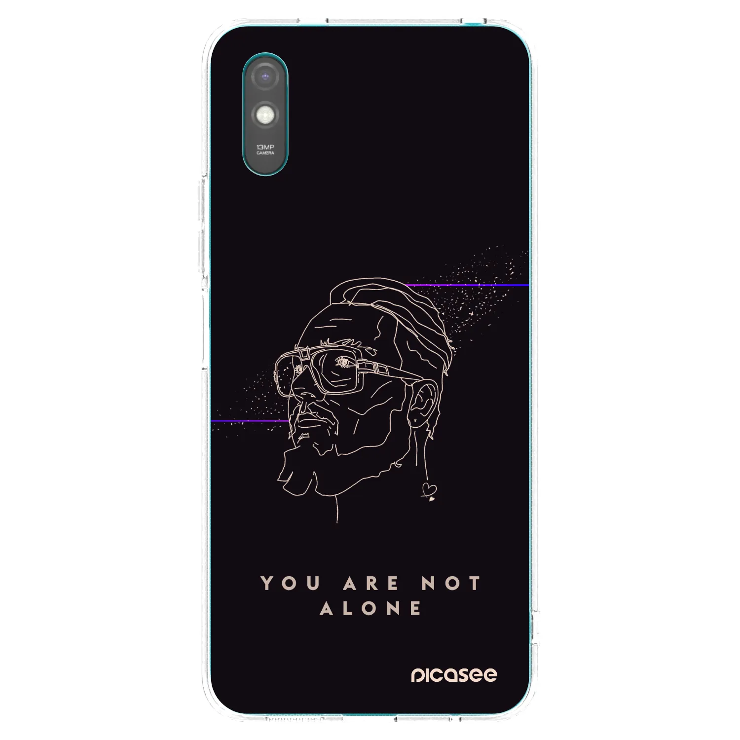 Picasee silikónový prehľadný obal pre Xiaomi Redmi 9AT - You are not alone