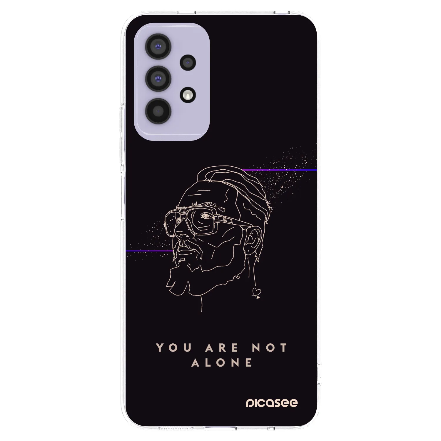 Picasee silikónový prehľadný obal pre Samsung Galaxy A32 4G SM-A325F - You are not alone