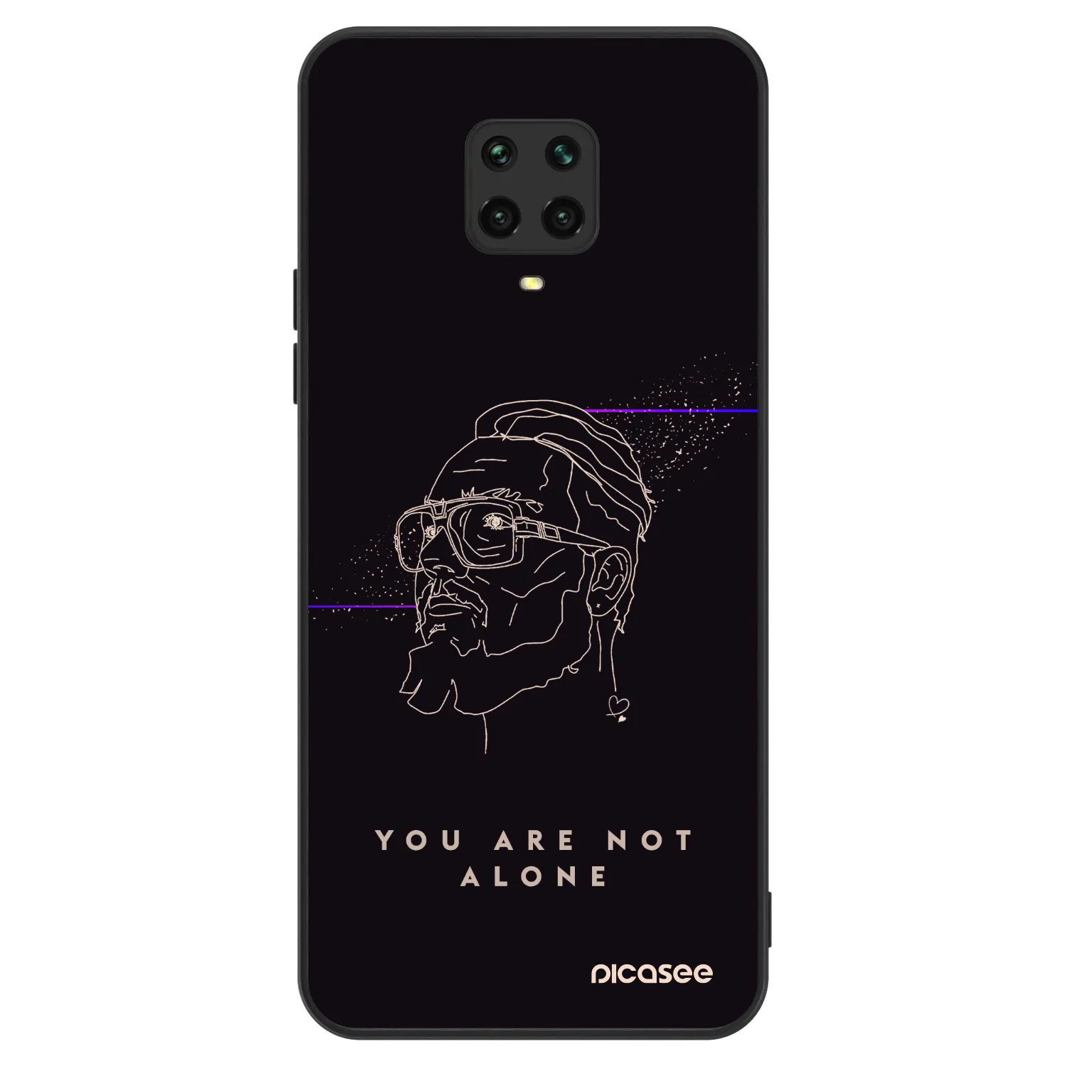 Picasee ULTIMATE CASE pro Xiaomi Redmi Note 9S - You are not alone