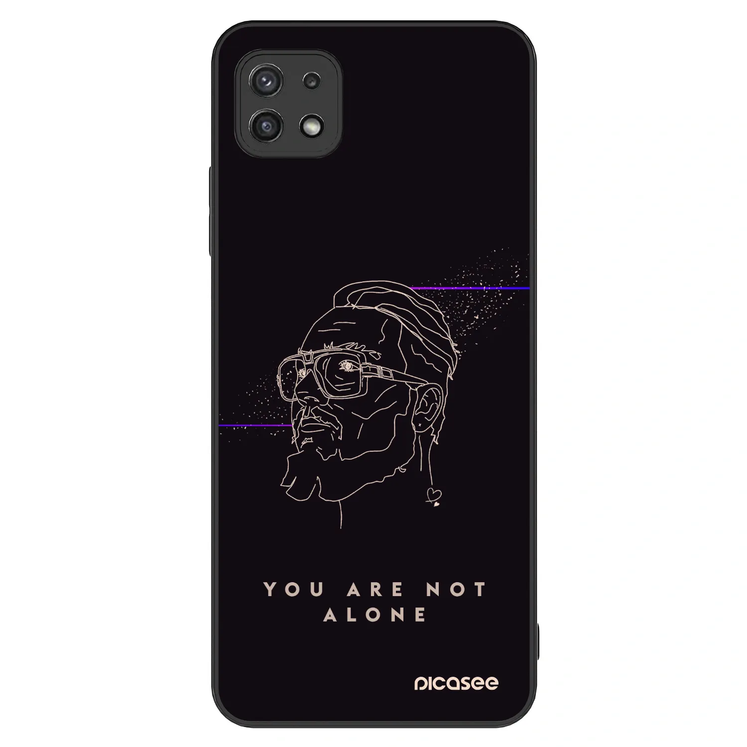 Picasee ULTIMATE CASE pro Samsung Galaxy A22 A226B 5G - You are not alone