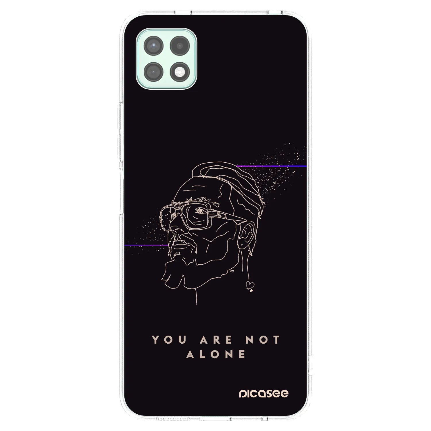 Picasee silikónový prehľadný obal pre Samsung Galaxy A22 A226B 5G - You are not alone