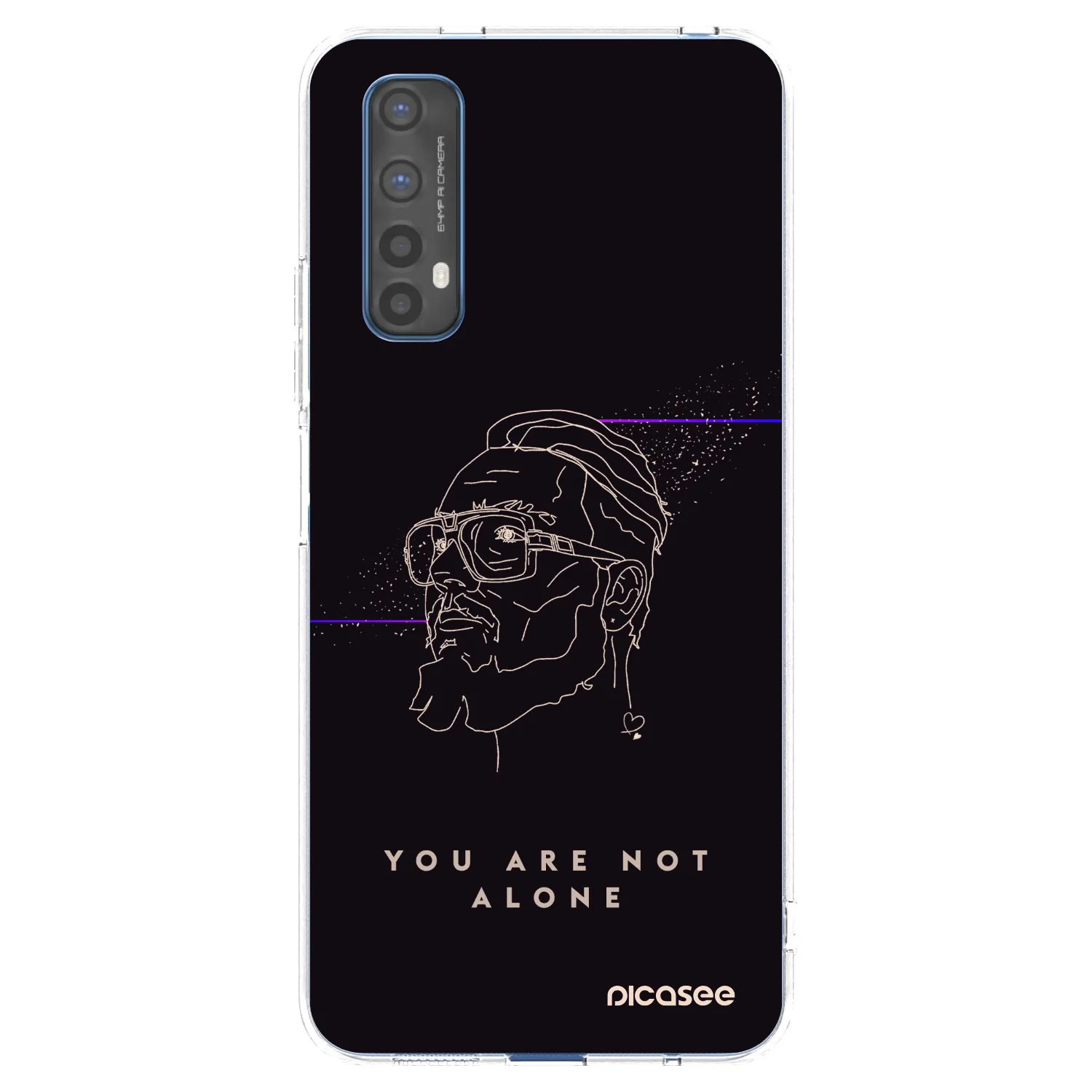 Picasee silikónový prehľadný obal pre Realme 7 - You are not alone