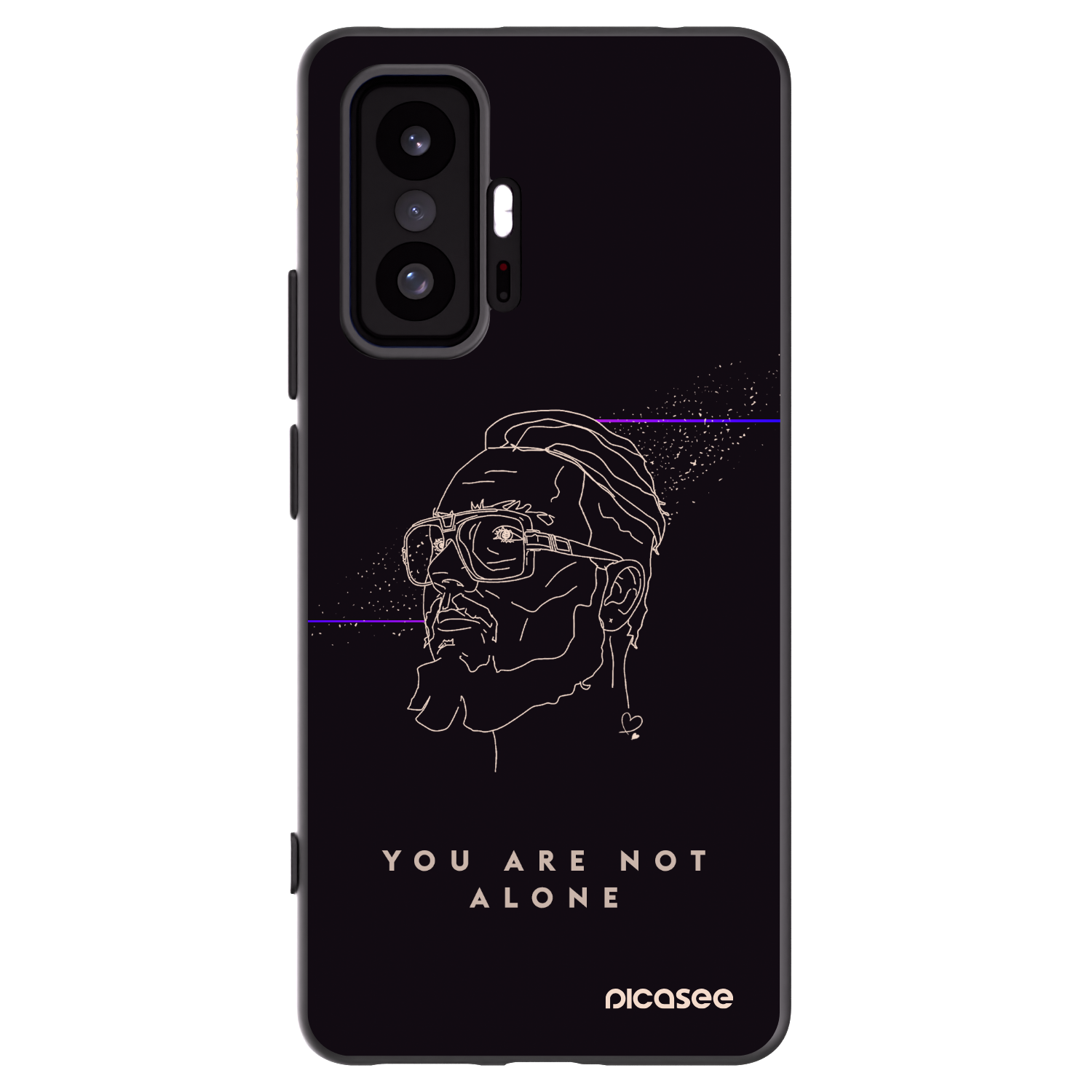 Picasee silikónový čierny obal pre Xiaomi 11T - You are not alone