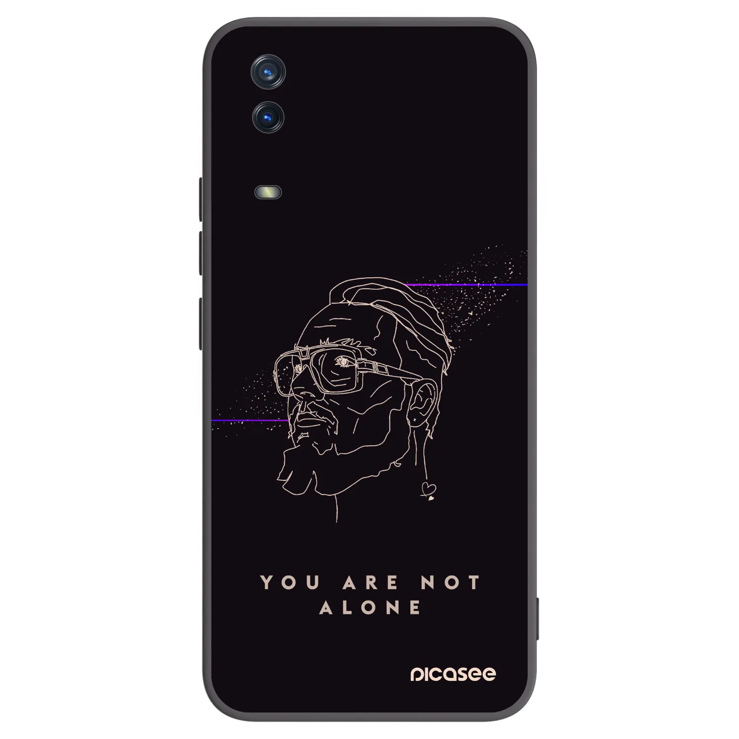 Picasee silikónový čierny obal pre Vivo Y11s - You are not alone