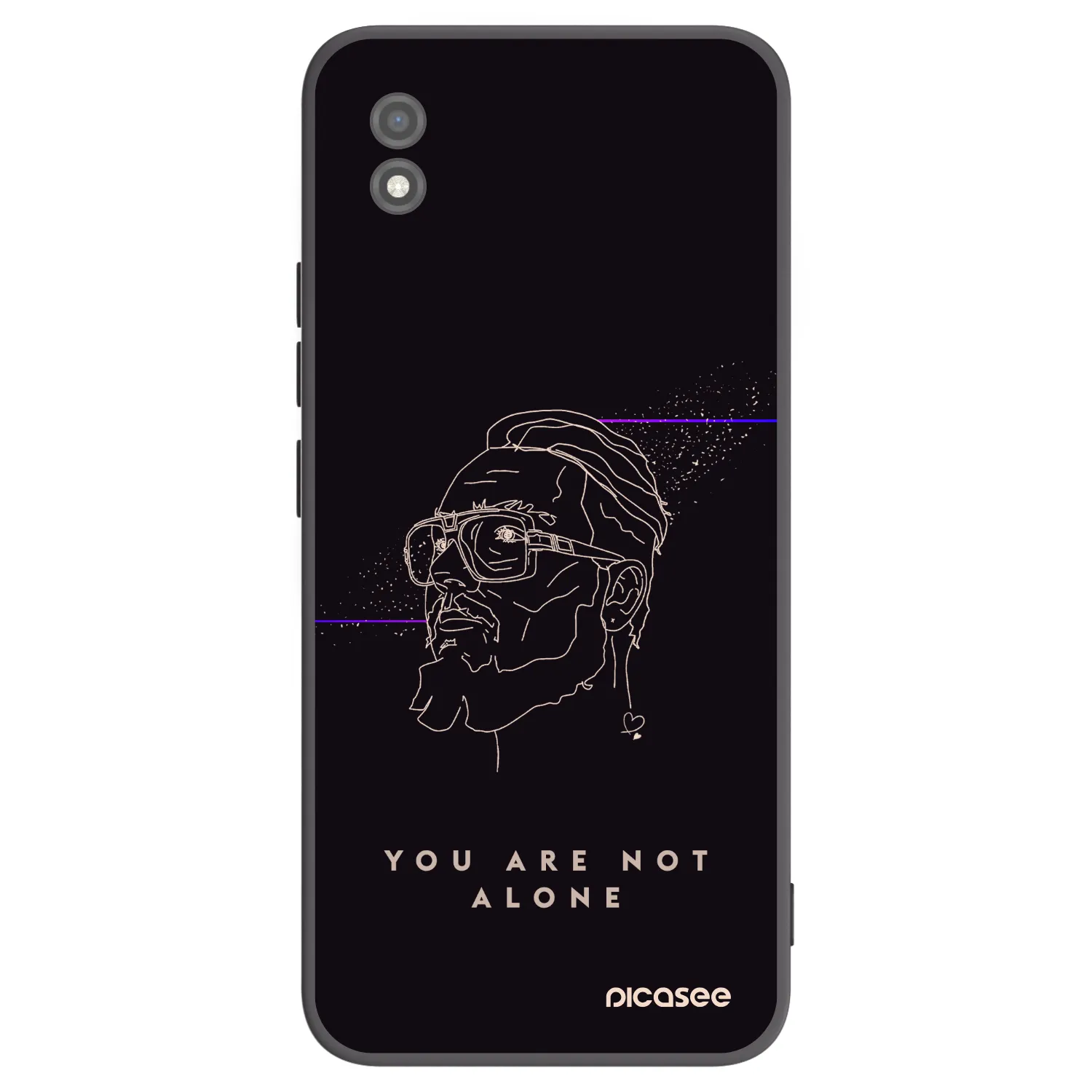 Picasee silikónový čierny obal pre Realme C11 (2021) - You are not alone