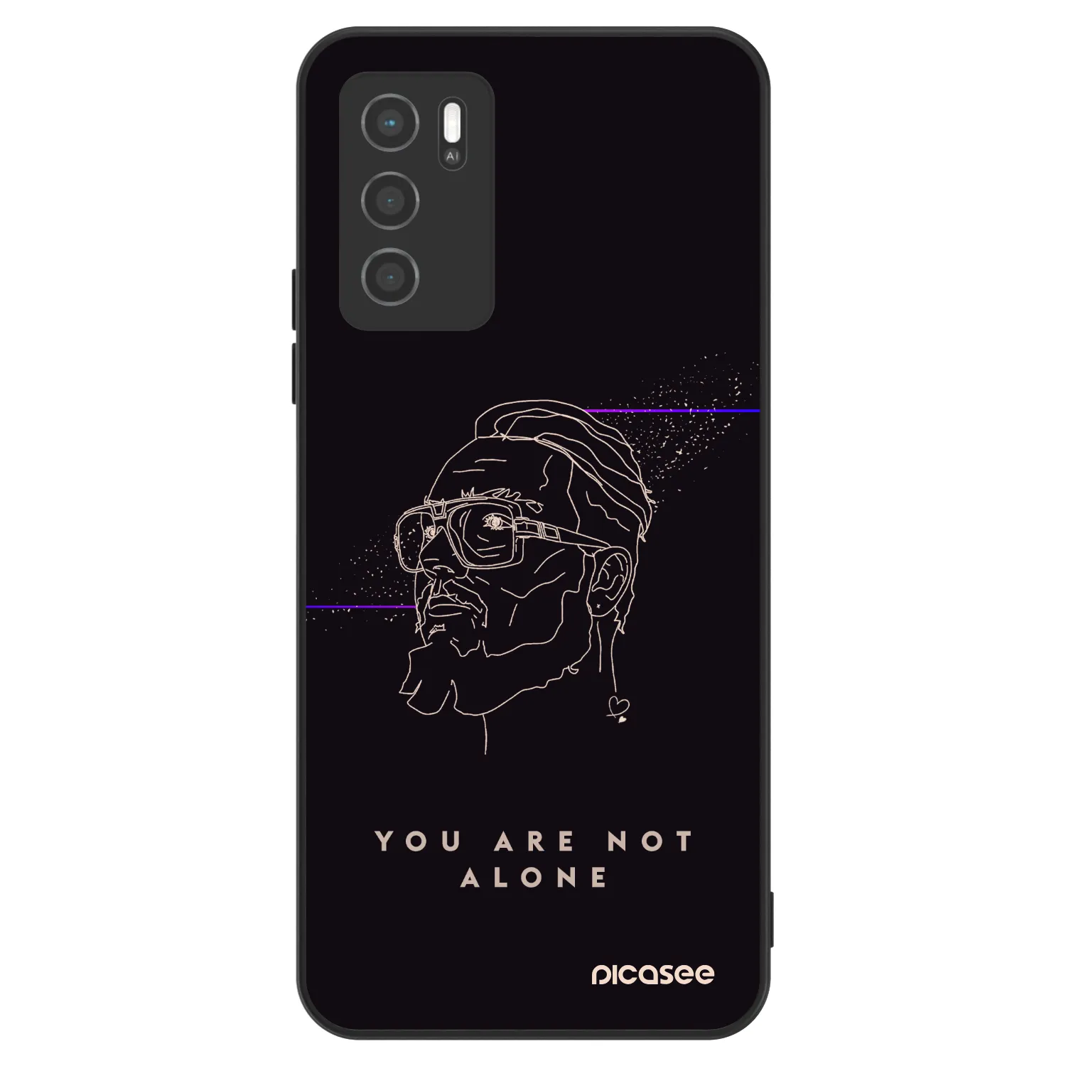 Picasee ULTIMATE CASE pro OPPO A16s - You are not alone
