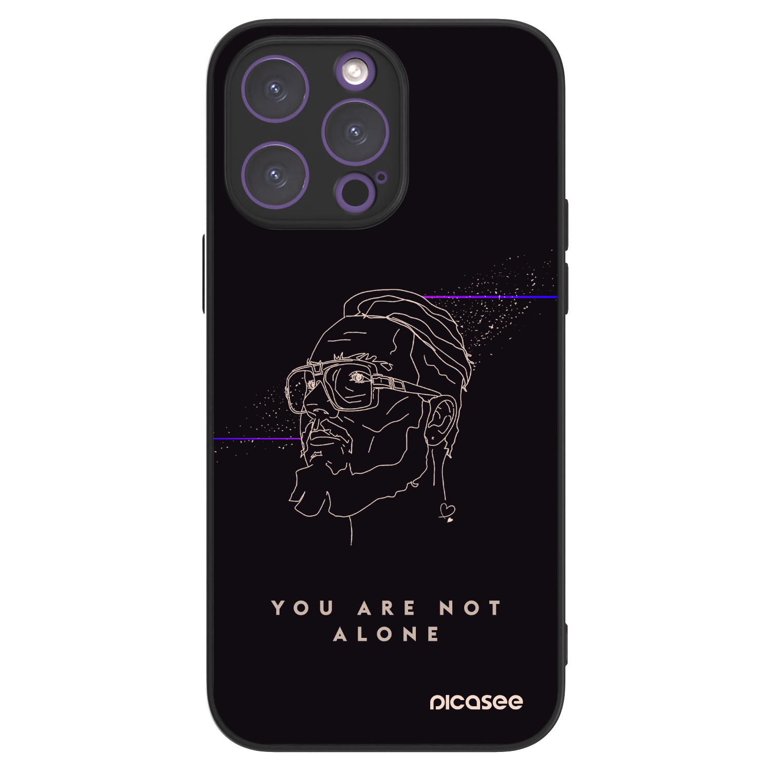 Picasee ULTIMATE CASE pro Apple iPhone 14 Pro Max - You are not alone